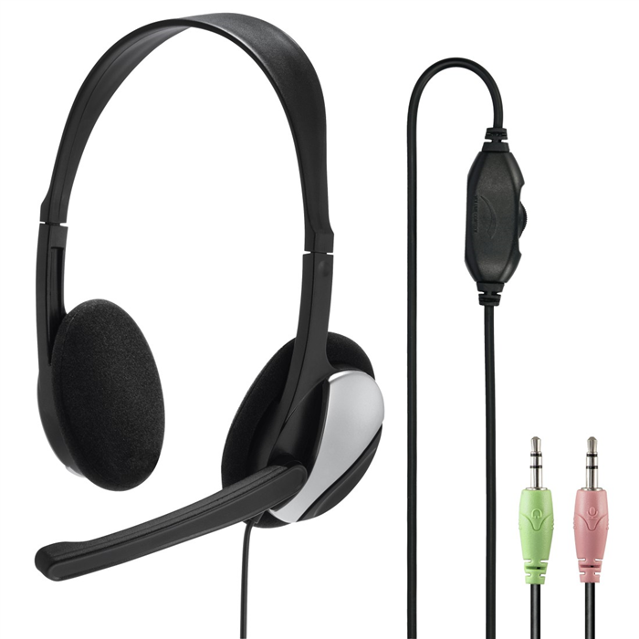 Levně Hama PC Office stereo headset HS-P100, černý