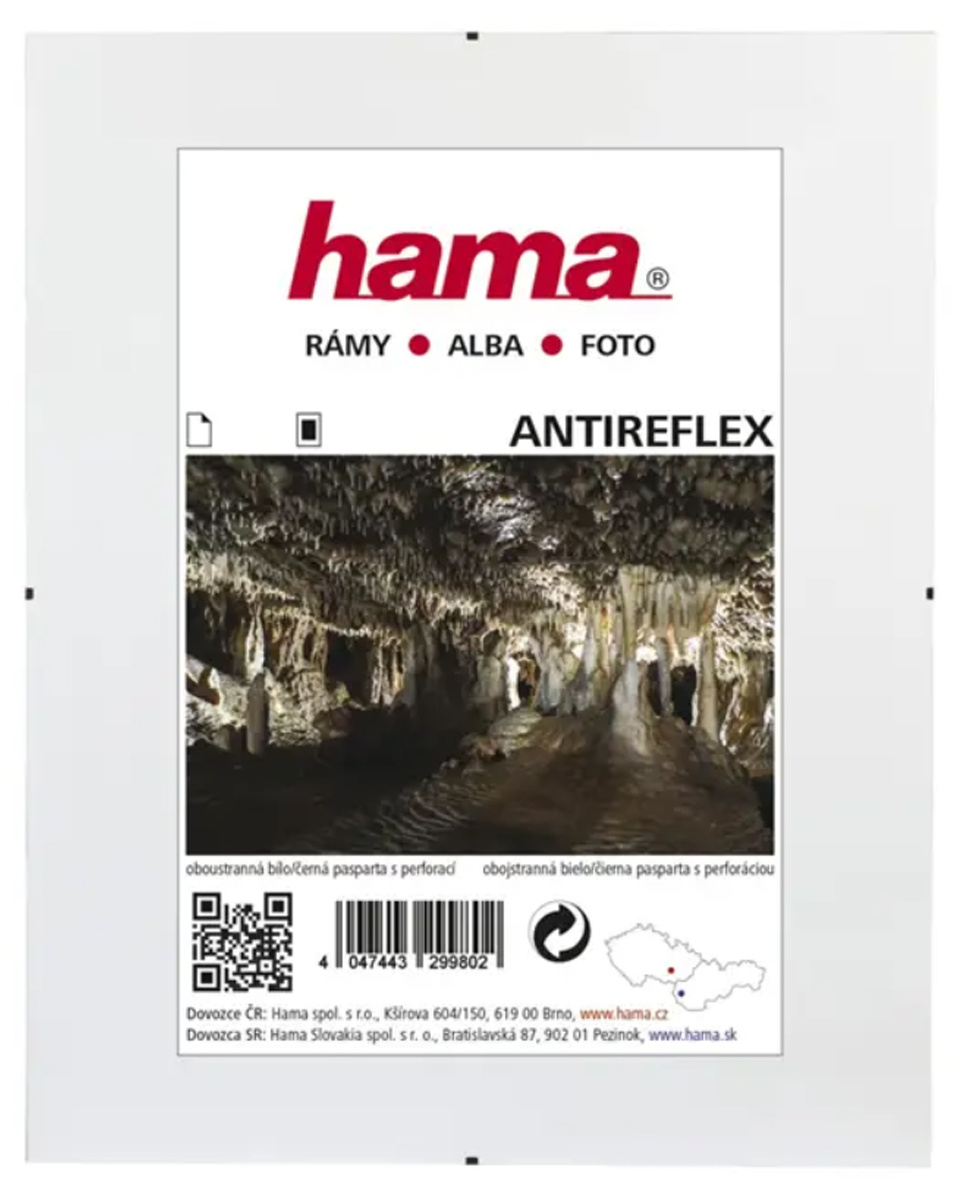Levně Hama Euroklip / Clip rám 21x29,7 cm A4 sklo ANTIREFLEX H