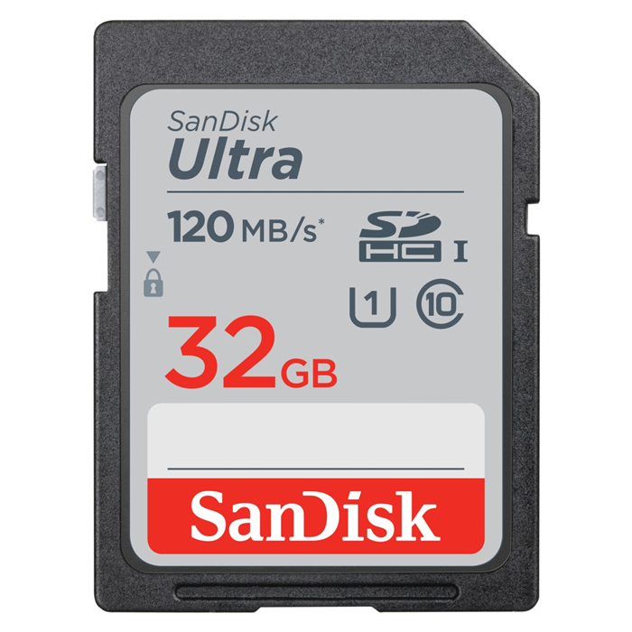 Levně SanDisk Paměťová karta SDHC Ultra 32GB Memory Card 120MB/s