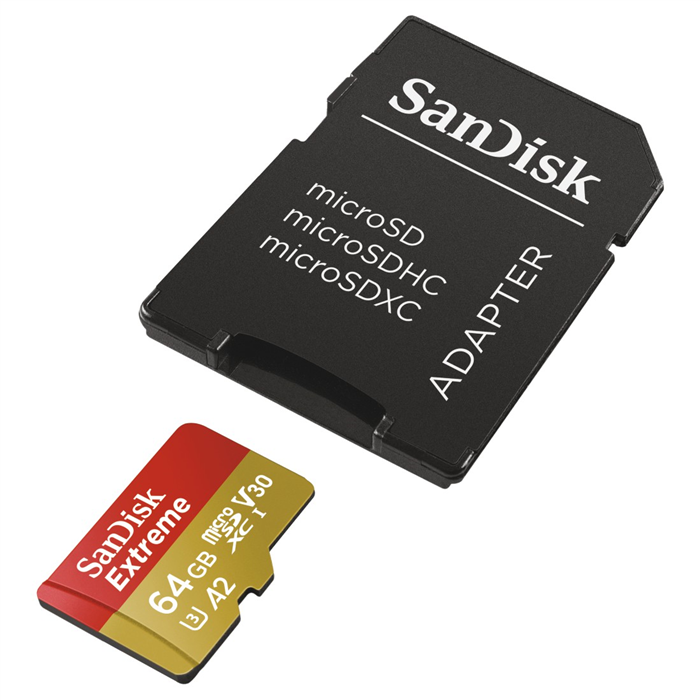 Levně SanDisk Extreme micro SDXC 64GB 160 MB/s + adapter