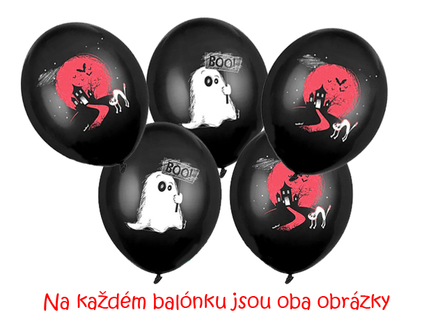 Balónky - PARTY ZONE - Halloween zámek - 1 kus