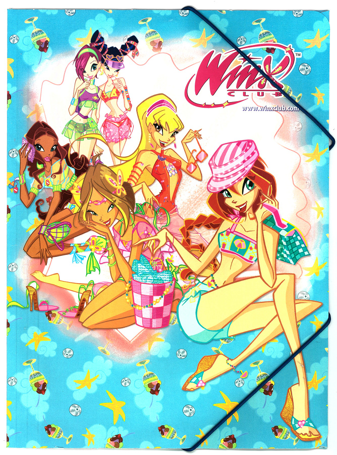 Desky s gumičkou Winx Club na party