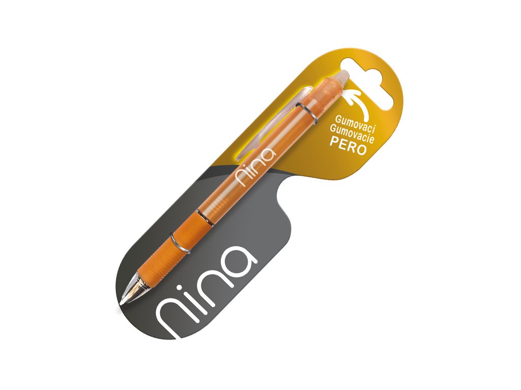 Gumovací pero - propiska Nina