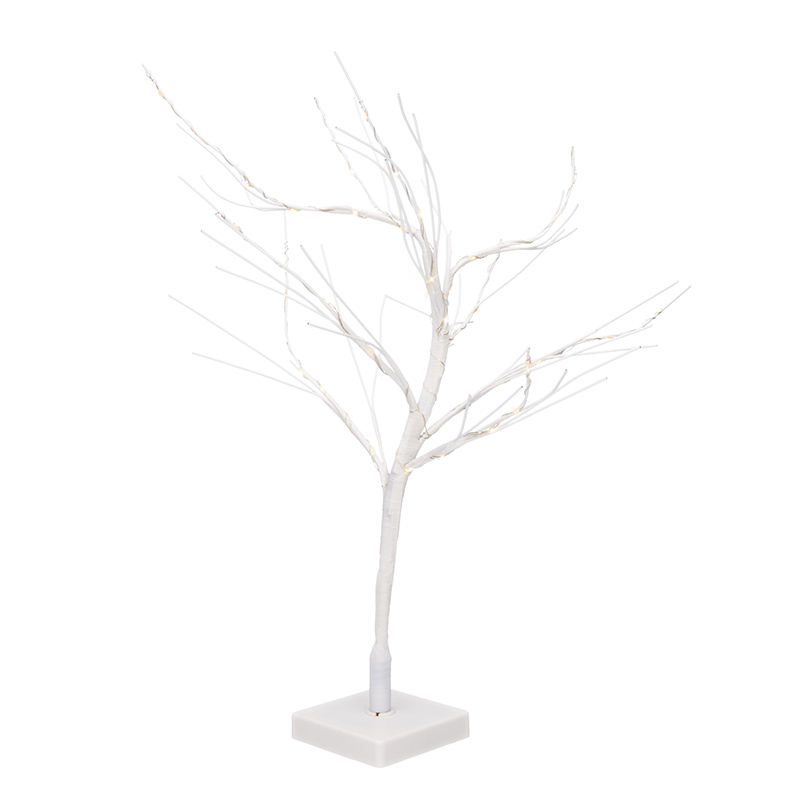 Levně Solight LED zimní stromek, 50x LED, 60cm, 3xAA