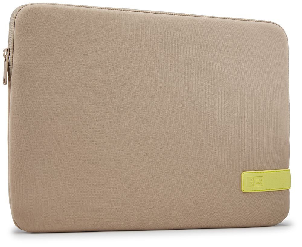 Case Logic Reflect pouzdro na notebook 15,6" REFPC116 - Plaza Taupe/Sunny Lime