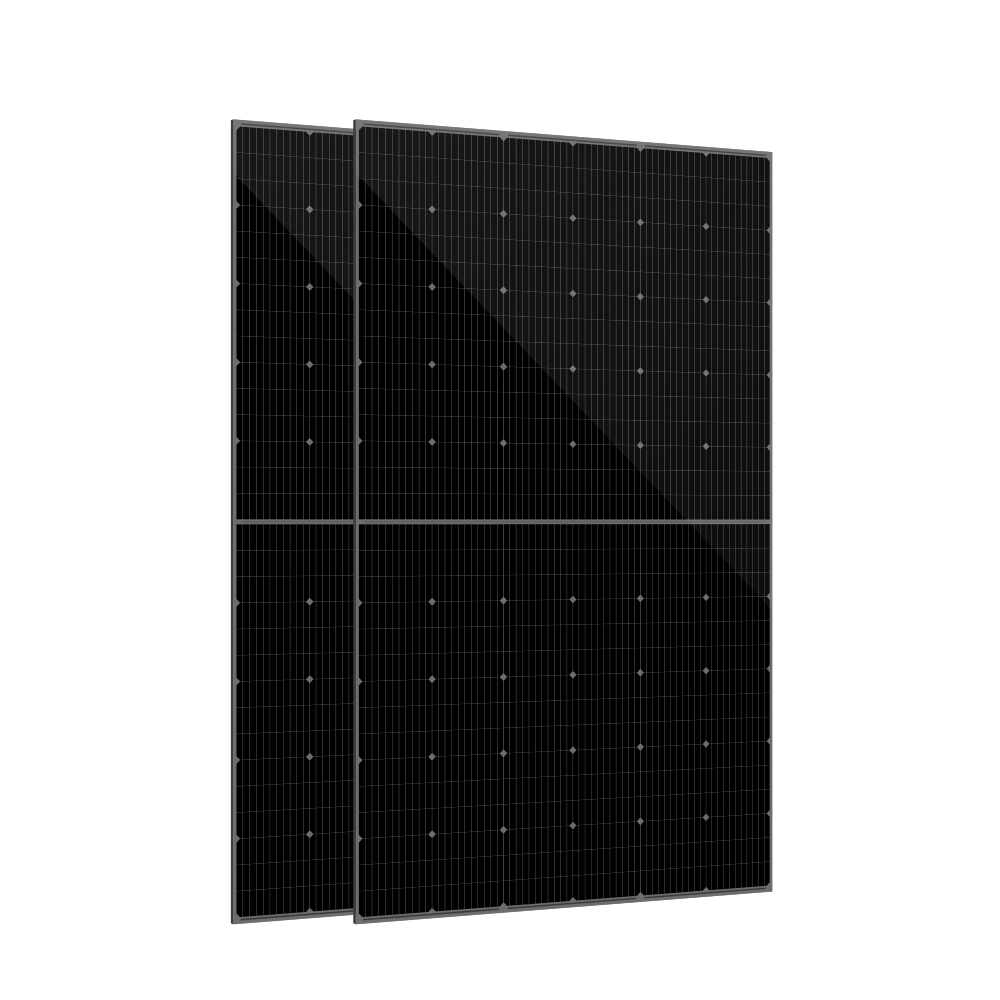 Levně Solight solární panel DAH 455Wp, celočerný, full screen, monokrystalický, monofaciální, 1903x1134x32mm