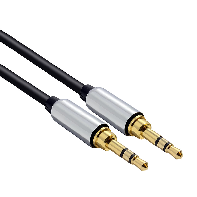 Levně Solight JACK audio kabel, JACK 3,5mm konektor - JACK 3,5mm konektor, stereo, blistr, 1m
