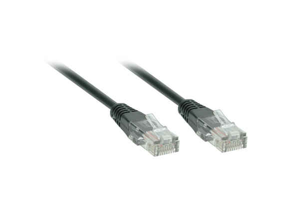Levně Solight UTP CAT.5E kabel, RJ45 konektor - RJ45 konektor, 15m