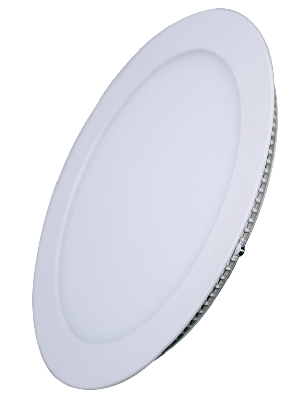 Levně Solight LED mini panel, podhledový, 18W, 1530lm, 3000K, tenký, kulatý, bílý