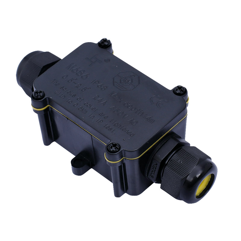 Levně Solight voděodolná propojovací krabička IP68, 4-11mm, max 2,5mm2