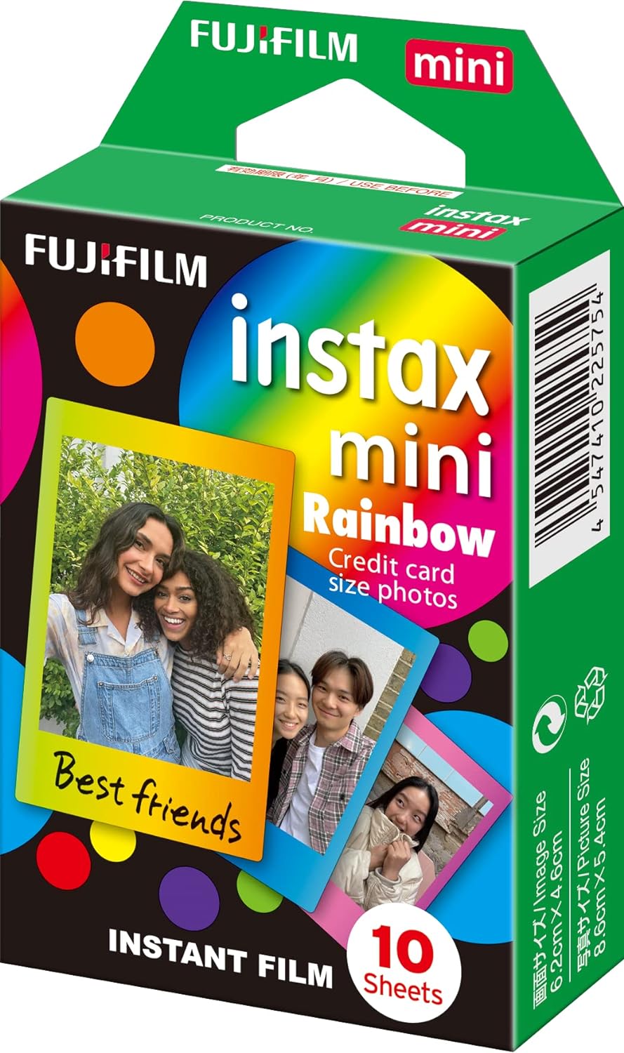FUJI INSTAX Mini Film 10x RAINBOW