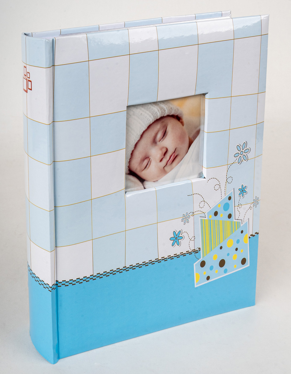 Levně Gedeon Fotoalbum KD-46200B Baby checker 1 modré PL