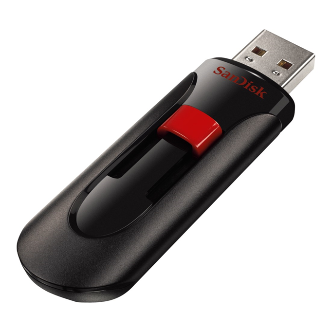 USB FLASH SanDisk Cruzer Glide 128 GB černá