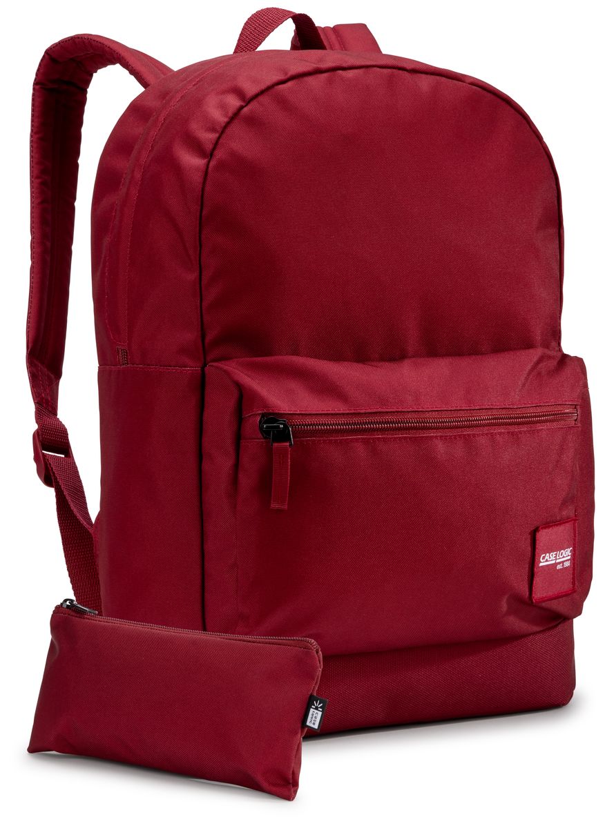 Levně Case Logic Commence batoh z recyklovaného materiálu 24 l CCAM1216 - Pomegranate Red