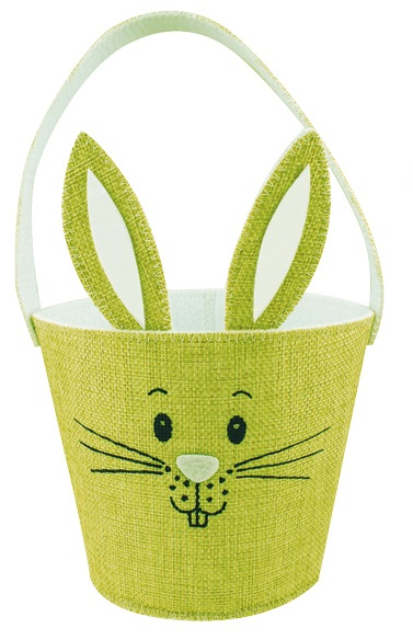 Velikonoční textilní taška - ZAJÍČEK zelený