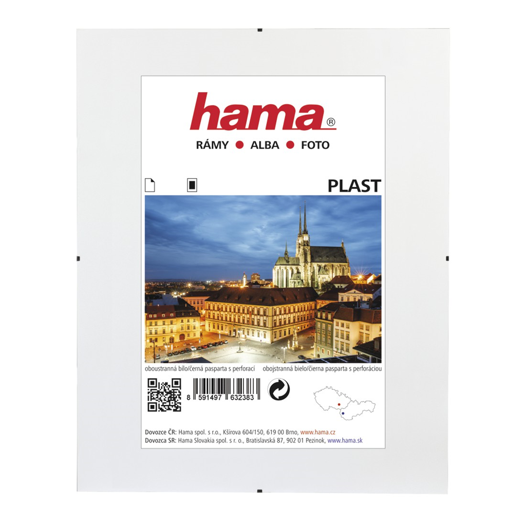 Levně Hama Clip-Fix, plastové sklo, 40x60 cm