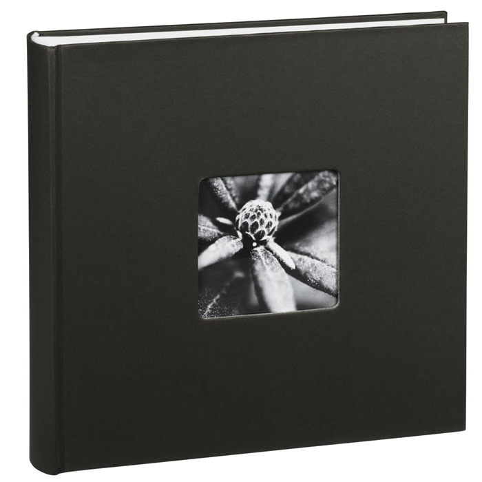 Fotoalbum na růžky 100 stran - FINE ART 30x30 cm, černé - poškozené