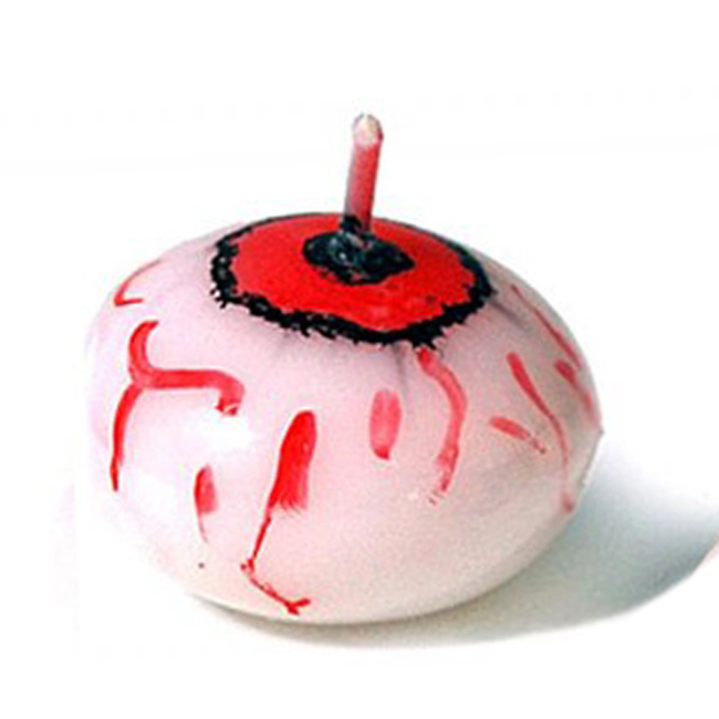 Svíčka Halloween - krvavé oko