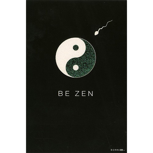 Levně Vtipné blahopřání Born 2B - BE ZEN