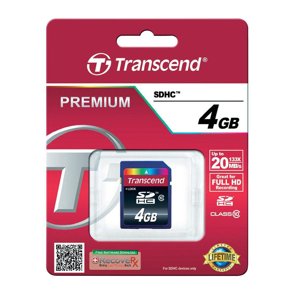 Levně Paměťová karta microSDHC TRANSCEND 4GB UHS-I CLASS 10