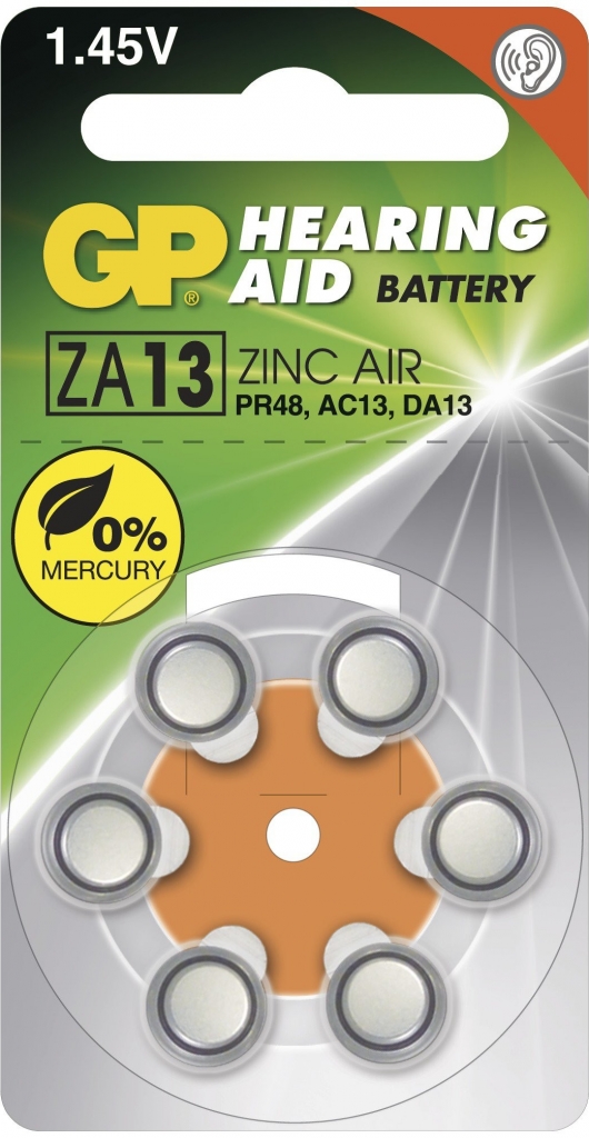 GP ZA13 - baterie do naslouchadel