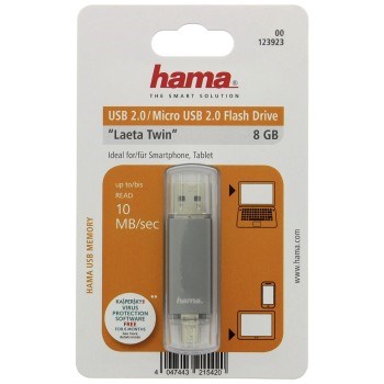 Levně Hama USB FLASH Laeta Twin 16GB duo