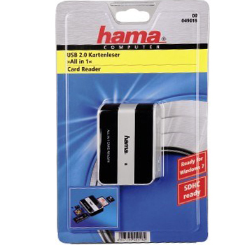 Levně Hama Čtečka karet USB 2 SD 049016