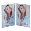 Fotorámeček 7x10 cm akrylový - stojánek na výšku - dvojitý