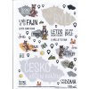 Samolepky ČESKO A4 - neprůhledné