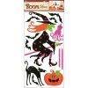 Samolepky HALLOWEEN - čarodějnice, 60x32cm