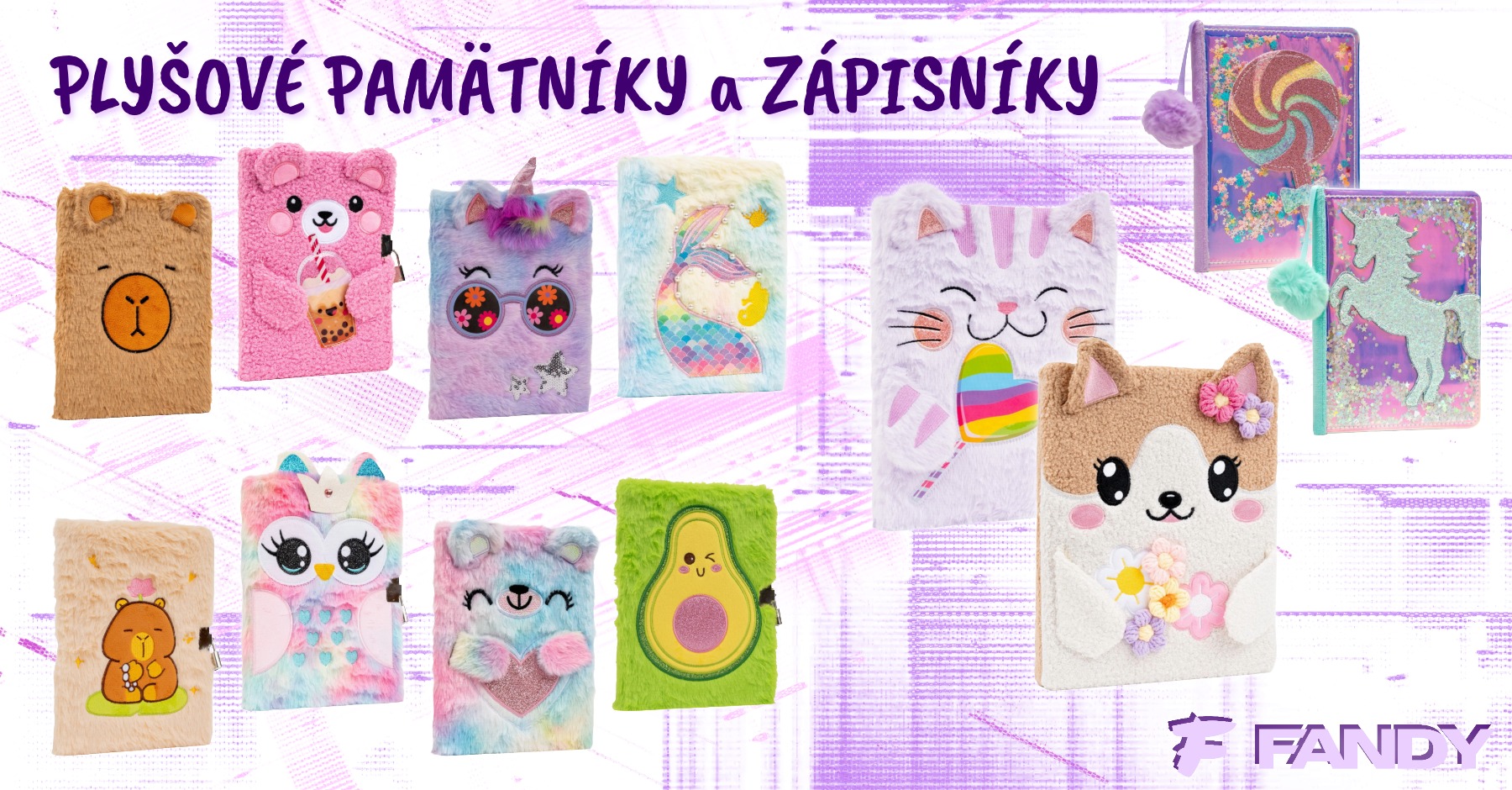 Plyšové památníky a zápisníky