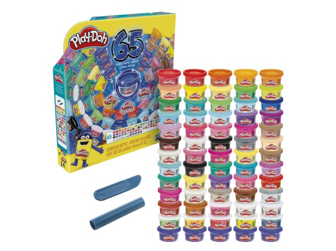PLAY-DOH MEGA SET 65 kelímků