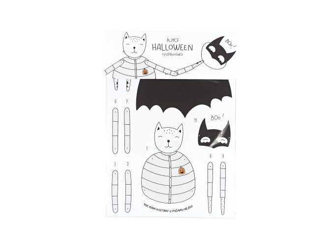 HALLOWEENSKÁ VYSTŘIHOVÁNKA  kočka