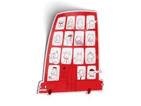 BUS "FULL OF LOVE" nálepka