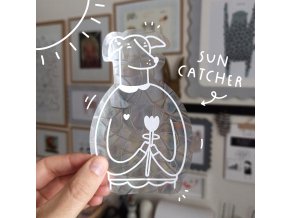 SUNCATCHER Havík s tulipánem