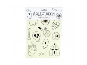 HALLOWENské svítící nálepky