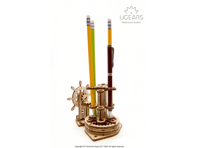 Ugears Wheel Organizer for pens pencils Mechanical model 1 max 1000
