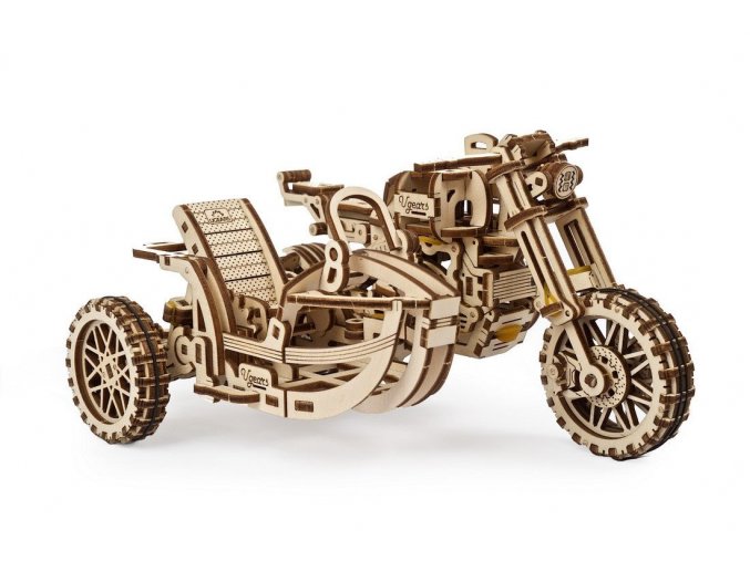 Ugears Motorcycle Scrambler UGR 10 with sidecar10 max 1100