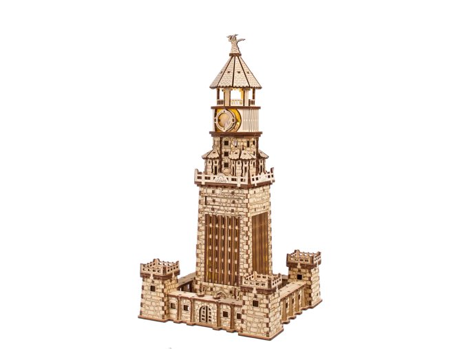DŘEVĚNÁ 3D MECHANICKÁ STAVEBNICE - Lighthouse of Alexandria