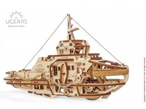 Ugears Tugboat Mechanical Model 6 max 1000