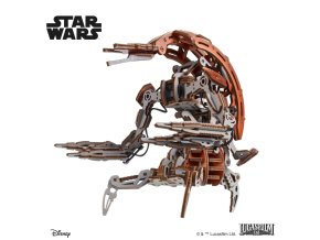 DŘEVĚNÁ 3D MECHANICKÁ STAVEBNICE - Droideka