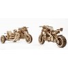 Ugears Motorcycle Scrambler UGR 10 with sidecar06 max 1100