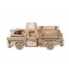 UGEARS DŘEVĚNÁ STAVEBNICE 3D MECHANICKÉ PUZZLE - Pickup Lumberjack