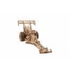 DŘEVĚNÁ 3D MECHANICKÁ STAVEBNICE UGEARS - Dragster