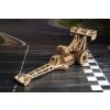 DŘEVĚNÁ 3D MECHANICKÁ STAVEBNICE UGEARS - Dragster