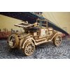 UGEARS DŘEVĚNÁ STAVEBNICE 3D MECHANICKÉ PUZZLE - Model Retrocar UGR-T