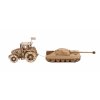 DŘEVĚNÁ 3D MECHANICKÁ STAVEBNICE UGEARS - The Tractor Wins