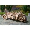 DŘEVĚNÁ 3D MECHANICKÁ STAVEBNICE Three-wheeler UGR-S