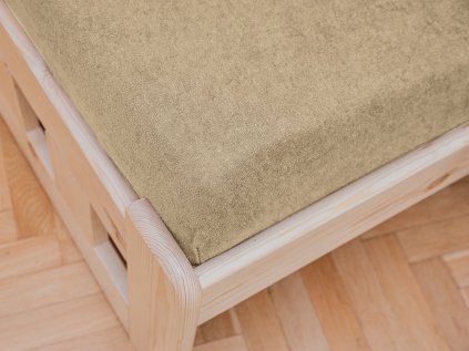 Kvalitní froté prostěradlo cappuccino 60x120 cm do dětské postýlky