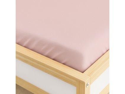 Natezljiva plahta od mikrovlakana staroružičasta 180 x 200 cm